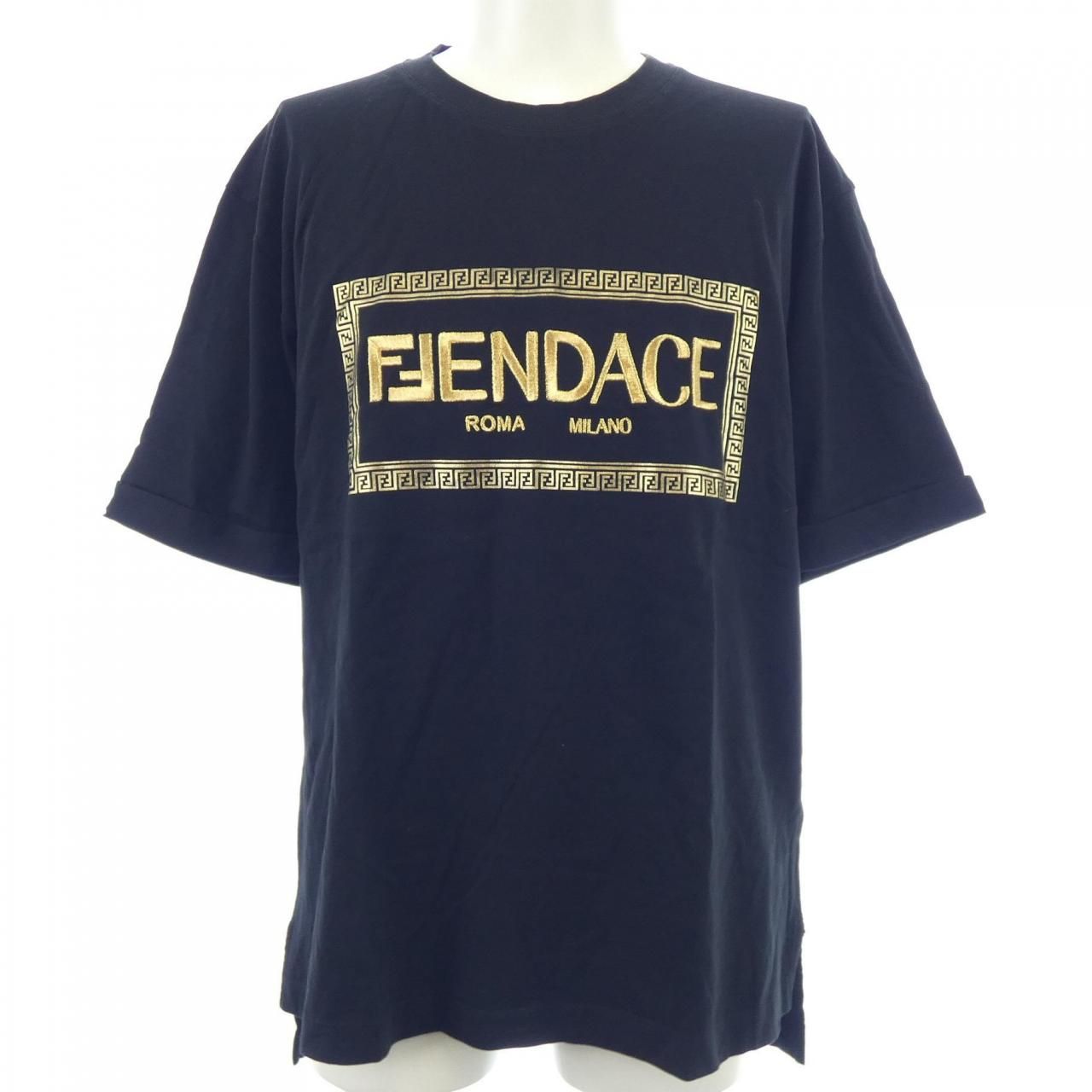 正規品 美品 FENDACE フェンダーチェ シルク 長袖シャツ マルチ