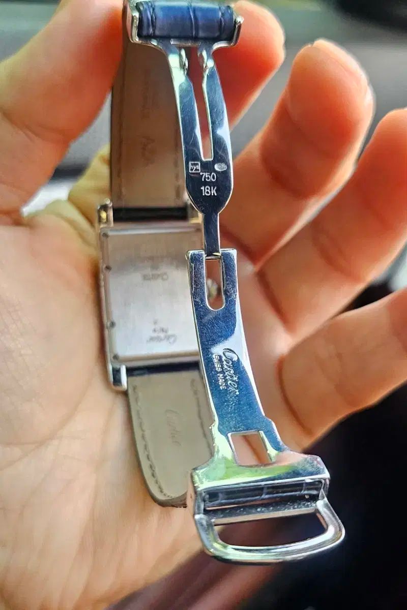 Cartier(カルティエ) アメリカ人 タンク L ホワイト ゴールド 18k ー D