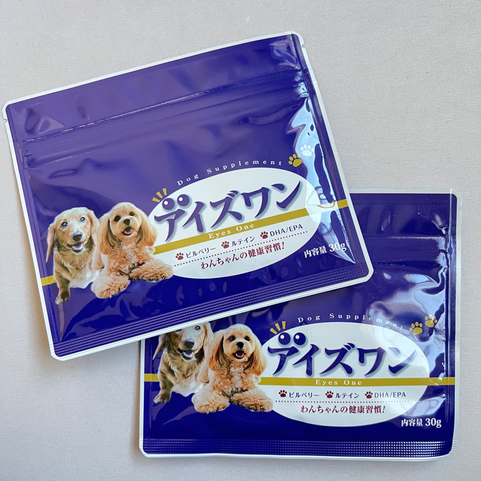 アイズワン 犬用 サプリメント 30g×２袋 - メルカリ