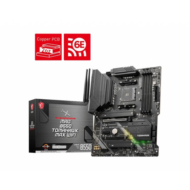 MSI MAG B550 TOMAHAWK MAX WIFI AMD B550 ソケット AM4 ATX