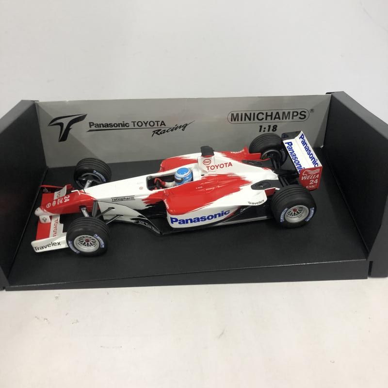 ミニカー レース トヨタ Panasonic TOYOTA！ パナソニック Amazon | DP 1/43 パナソニック トヨタ レーシング TF104 2004
