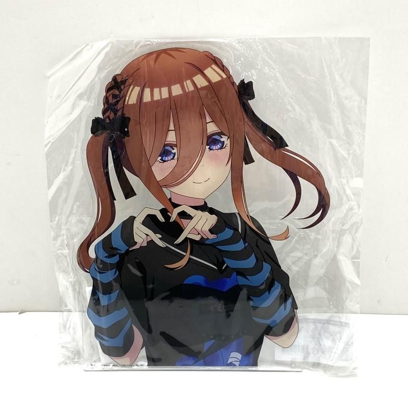 中古】【未開封】中野三玖(サブカルパンクver.) 特大ダイカット