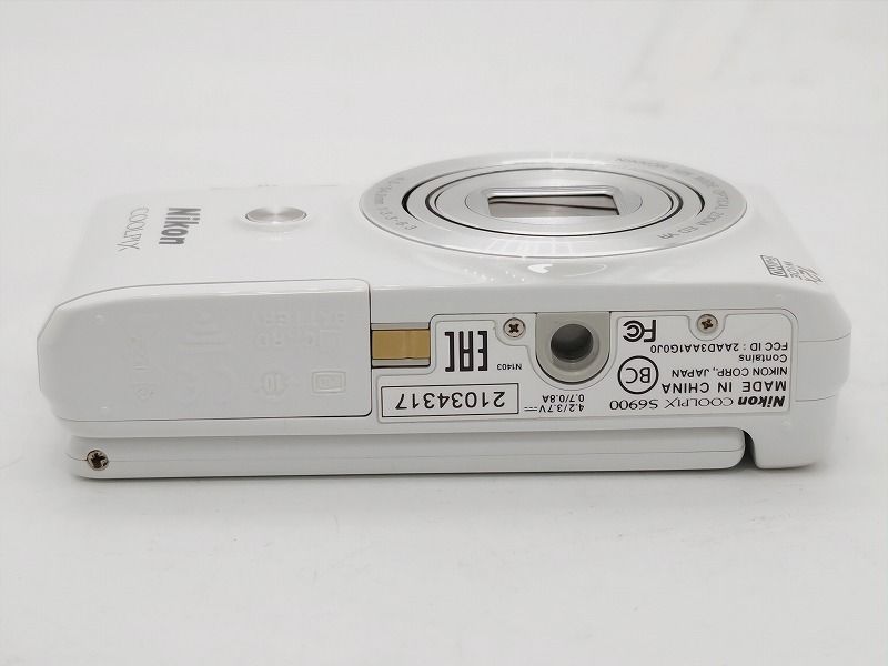 Nikon COOLPIX S6900 ホワイト 電池 充電器付 ニコン 良 - メルカリ