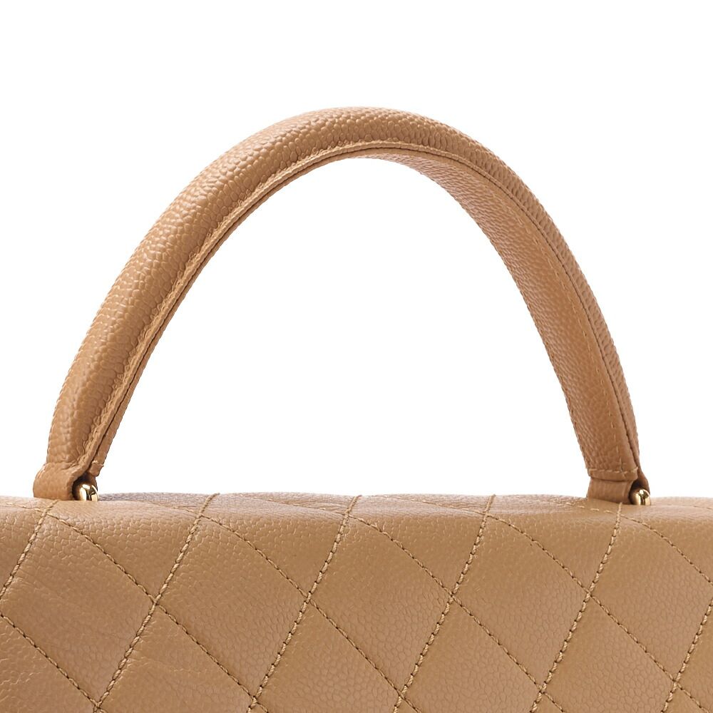 CHANEL シャネル マトラッセ ターンロック ケリー型 ハンドバッグ