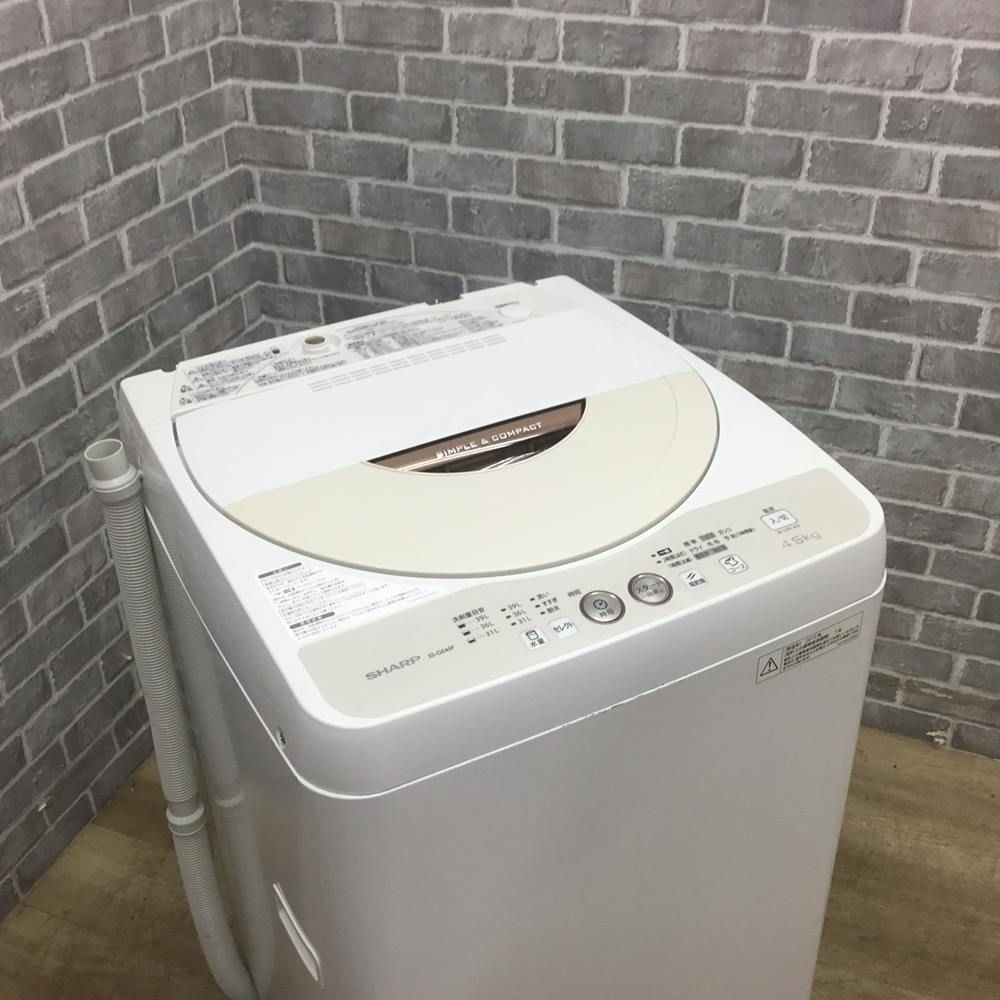 シャープ 洗濯機 4.5kg ES-GE45P 2015年製 縦型 【中古】 - メルカリ