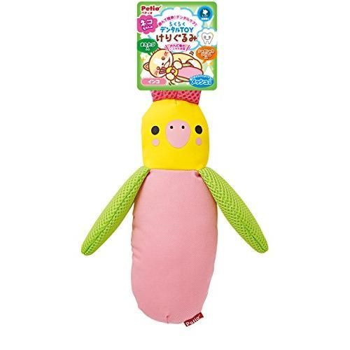 ペティオ Petio 猫用おもちゃ らくらくデンタルTOY けりぐるみ ピンク インコ