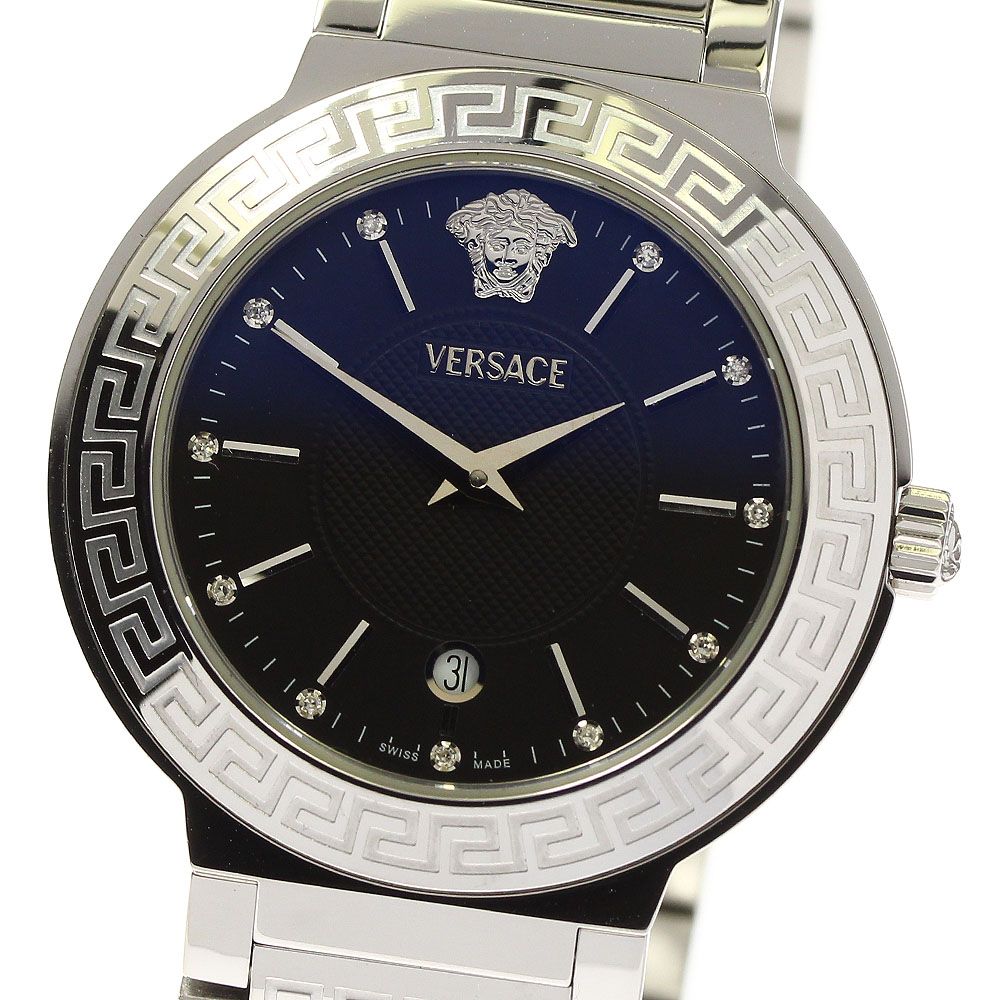 超美品　ヴェルサーチ VERSACE ZSQ99 11Pダイヤ 電池新調 超美品 ヴェルサーチ VERSACE ZSQ99 11Pダイヤ 電池新調 - メルカリ