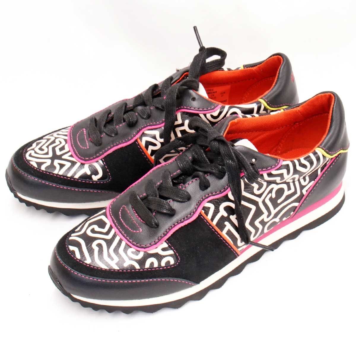 美品『USED』 COACH コーチ Keith Haring コラボスニーカー FG1003