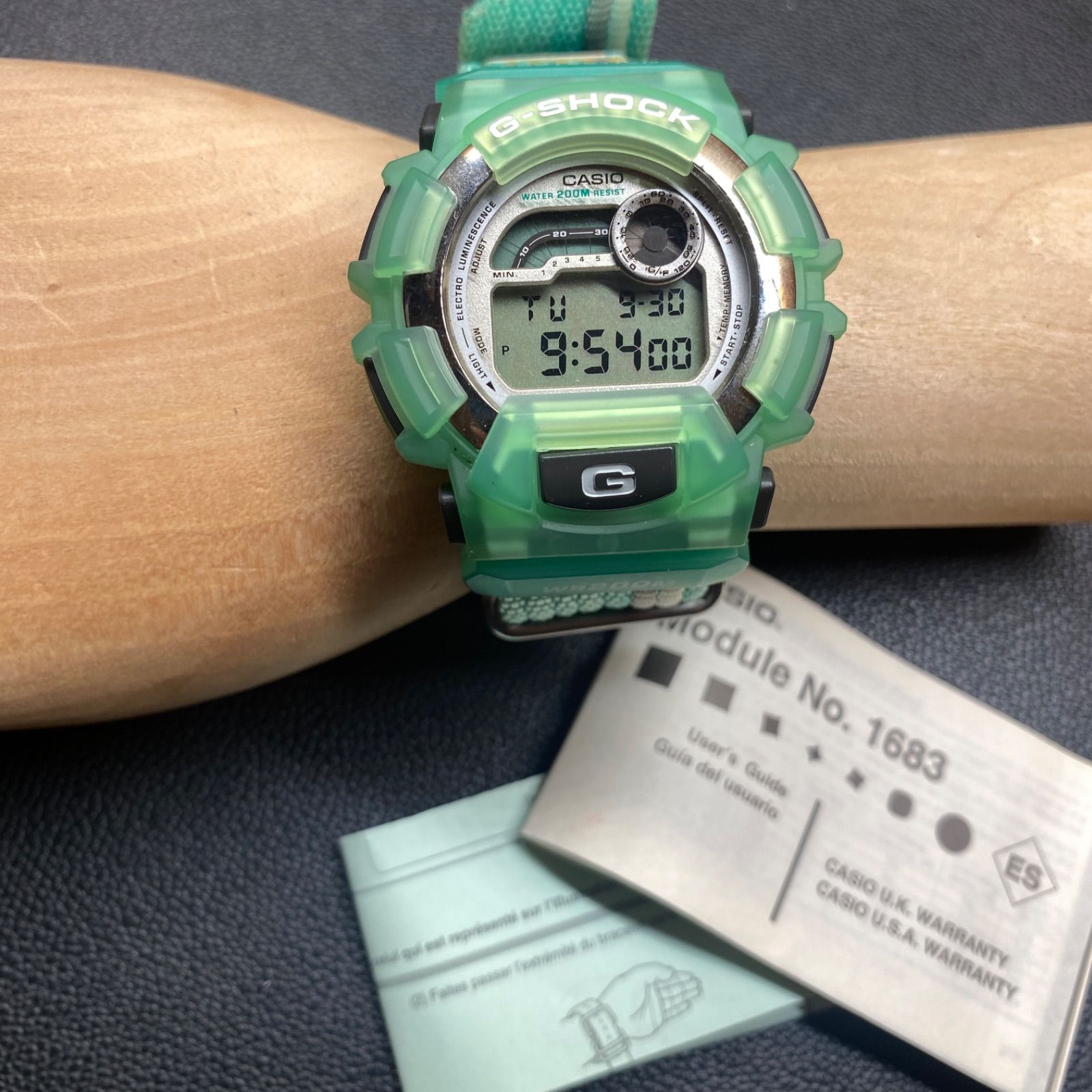 カシオ CASIO DW-9500 G-SHOCK スケルトン グリーン コラボ - メルカリ