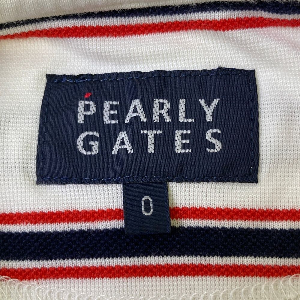 パーリーゲイツ ボーダーポロシャツ 0 サイズ：0 PEARLY GATES パーリーゲイツ 半袖ポロシャツ