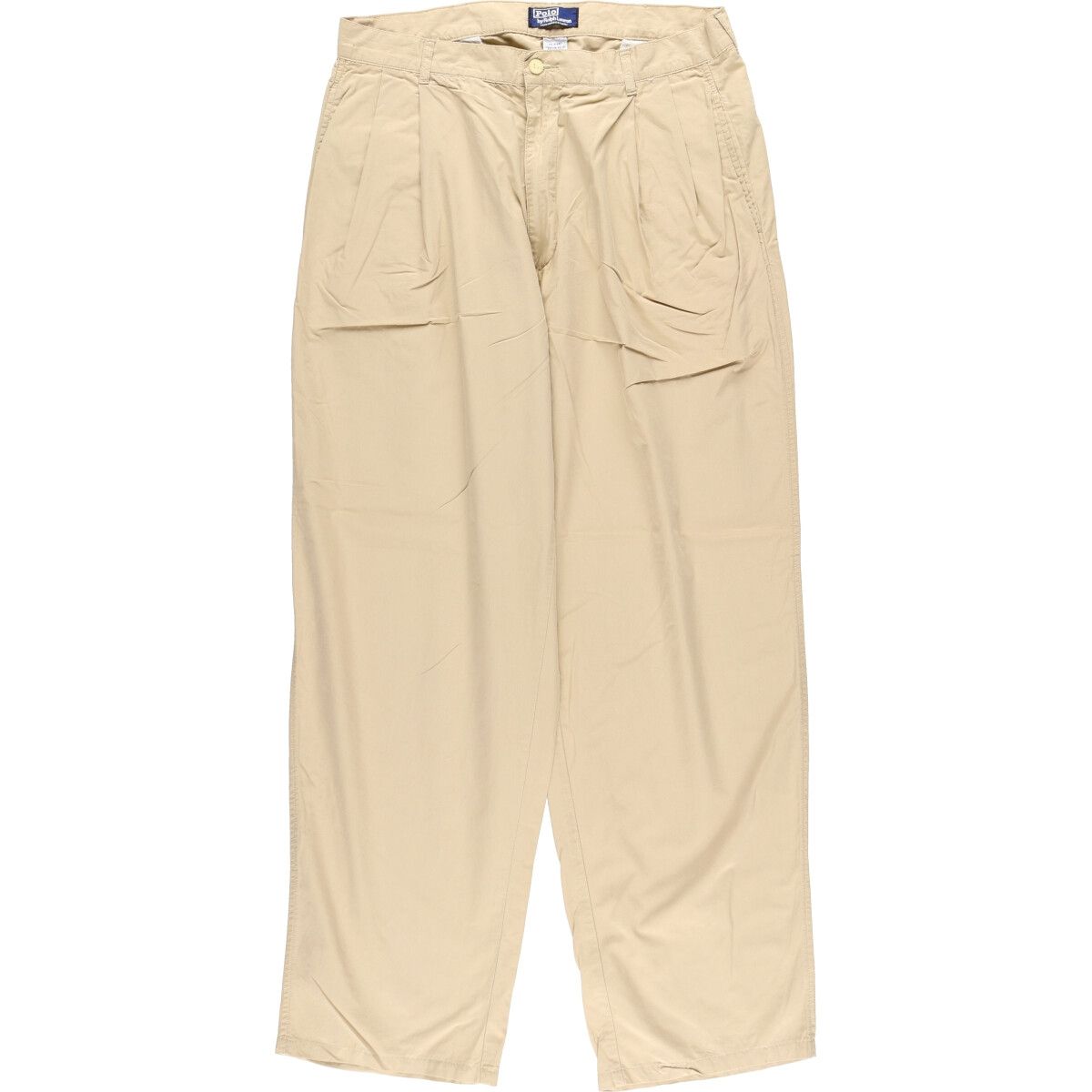 古着 ラルフローレン Ralph Lauren POLO by Ralph Lauren ツータック コットン スラックスパンツ メンズw34相当/eaa496928