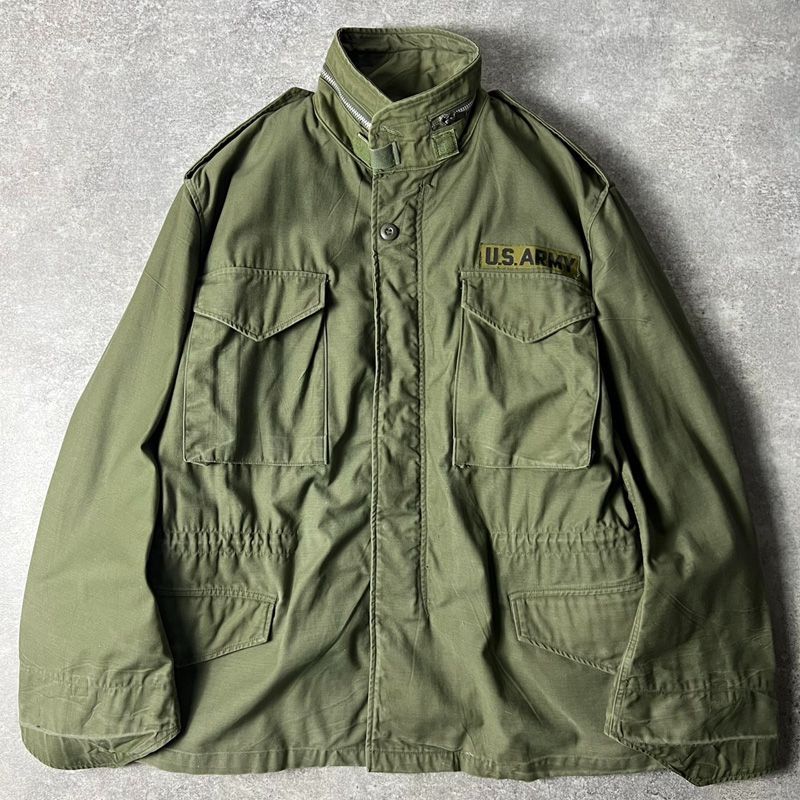 60s 69年製 US ARMY 米軍実物 M-65 フィールド ジャケット M-S