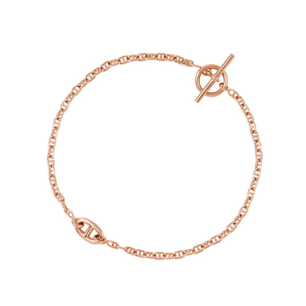 エルメス ブレスレット シェーヌダンクル ニューファランドール K18PGピンクゴールド サイズLG HERMES ジュエリー