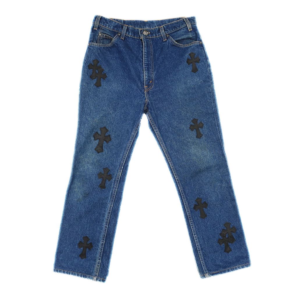 クロムハーツ　リーバイス550　W32 CHROME HEARTS×LEVI'S デニムパンツ グレー サイズ 32｜【公式
