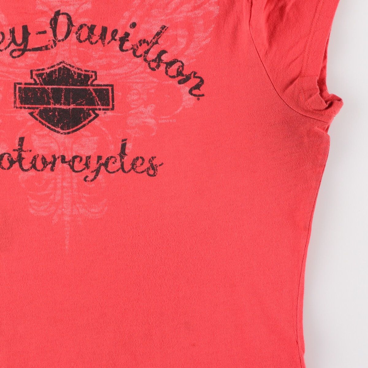 古着 ハーレーダビッドソン Harley-Davidson モーターサイクル バイクTシャツ USA製 レディースS相当 /eaa476107 【SS2506_10】 古着 ハーレーダビッドソン Harley-Davidson モーターサイクル