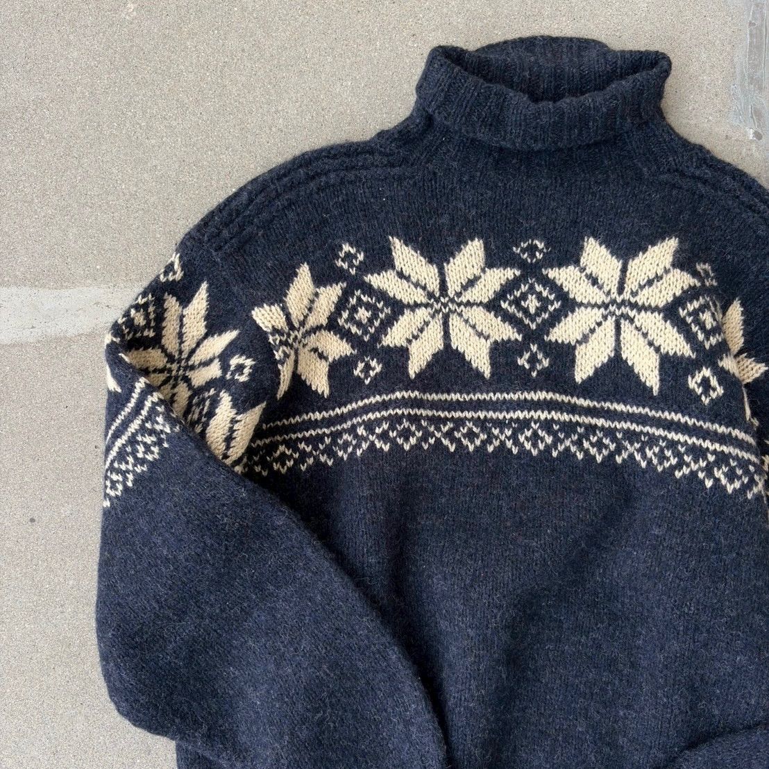 90s 00s 90年代 00年代 Polo by Ralph Lauren Wool Sweater 柄ニット ハンドニット