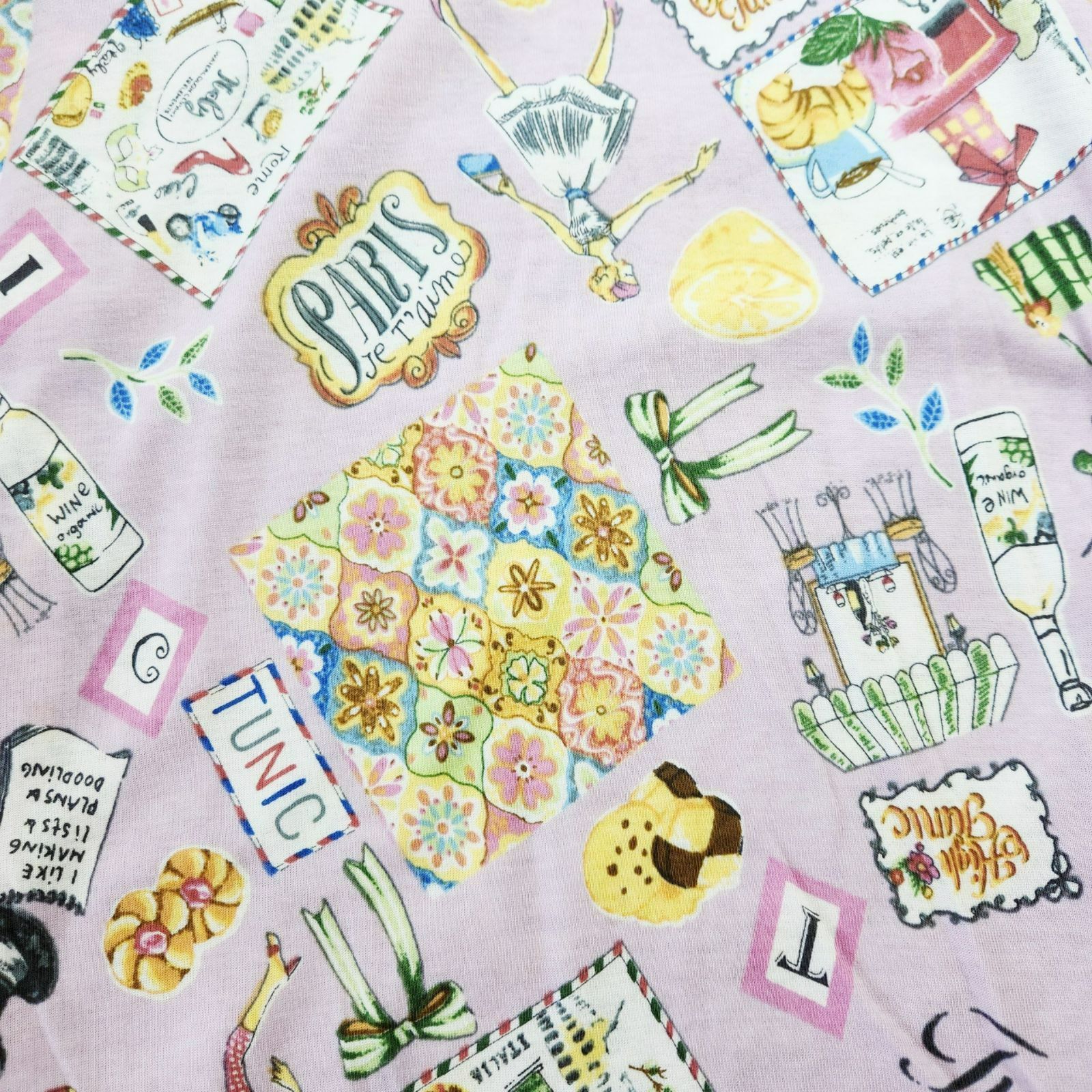 長袖パジャマ 50強撚フライス