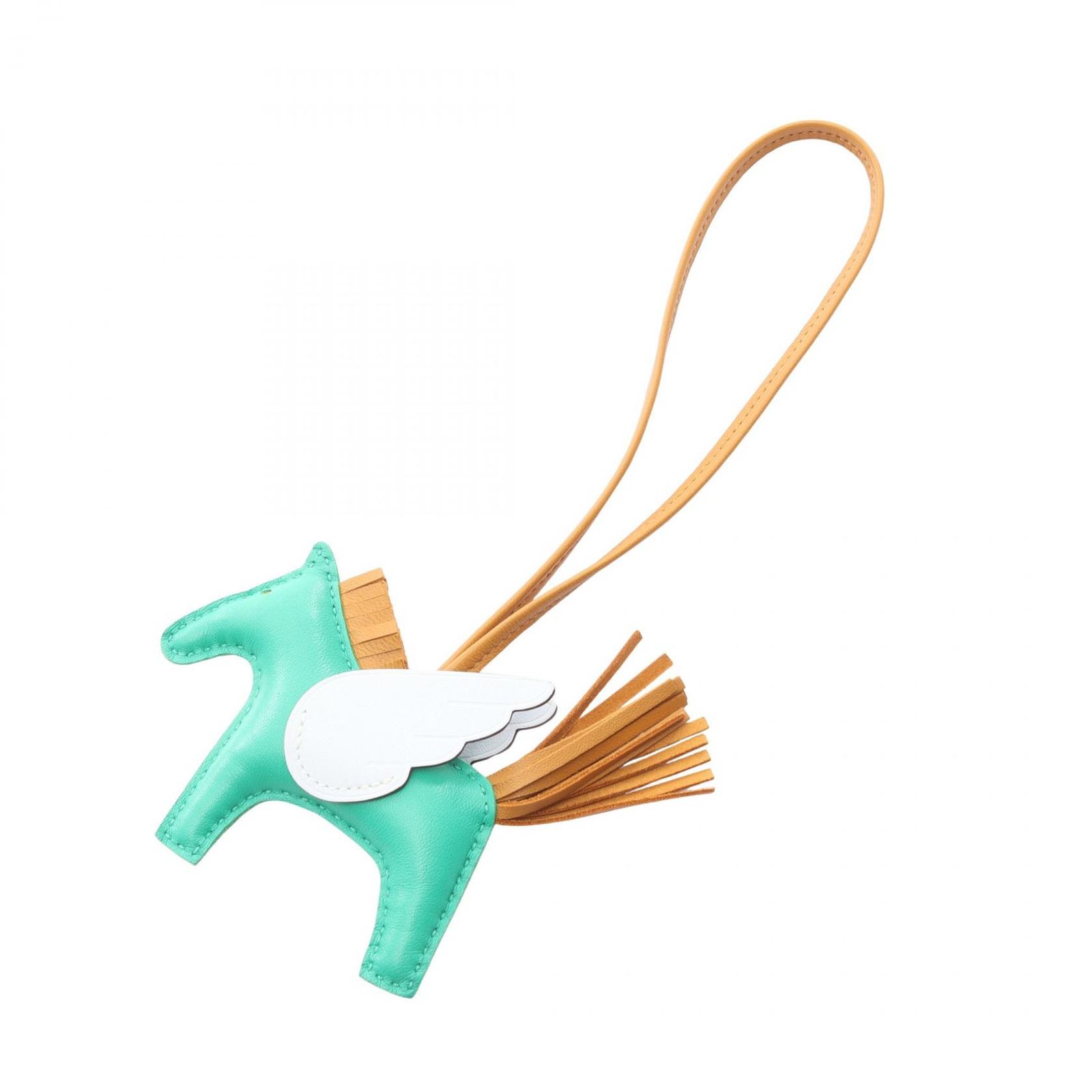 エルメス HERMES チャーム ロデオペガサスPM ミント セサミ ブルー