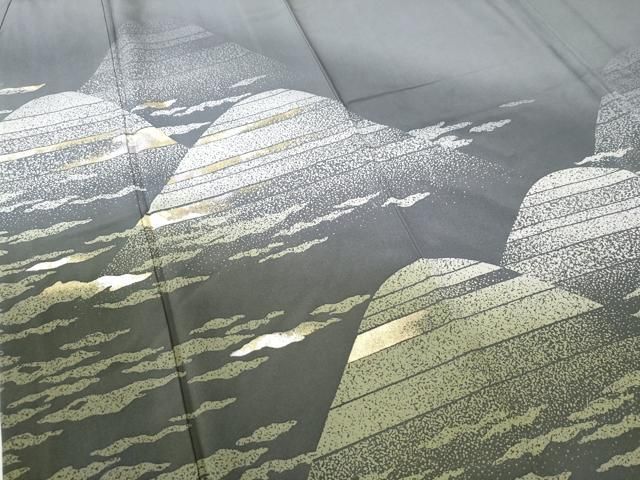 平和屋着物○訪問着 作家物 一世風美 霞遠山文 暈し