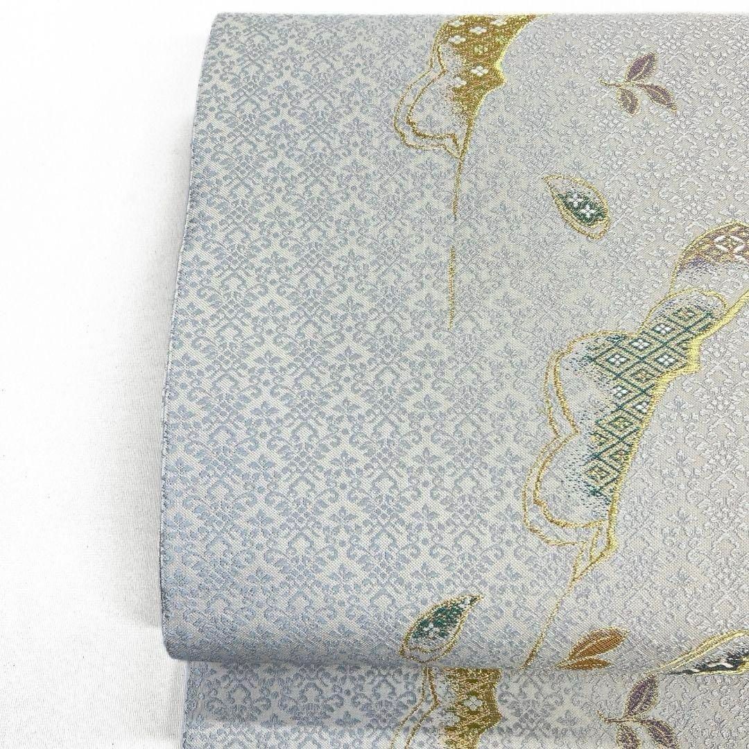 袋帯　金糸　リーフ模様　花菱　着物　045a p 袋帯 金糸 リーフ模様 花菱 着物 045a p - メルカリ