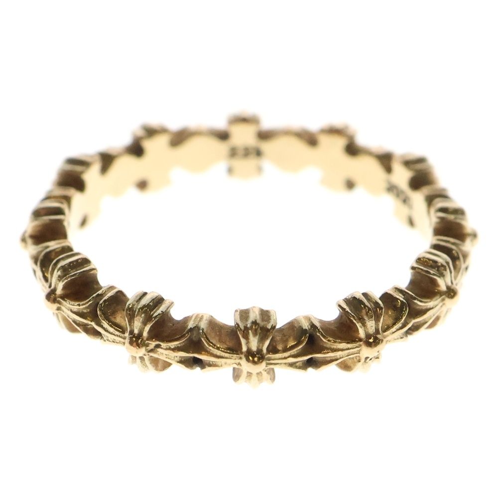 CHROME HEARTS クロムハーツ 22K TINY E CH PLS BAND タイニーECHプラスバンド リング ゴールド