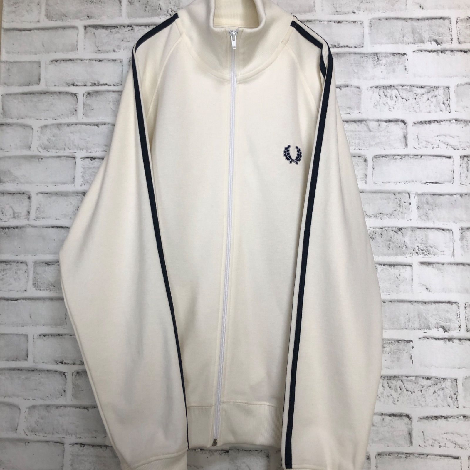 90s⭐️Fred Perry トラックジャケット/ジャージ L 刺繍月桂樹 vintage 