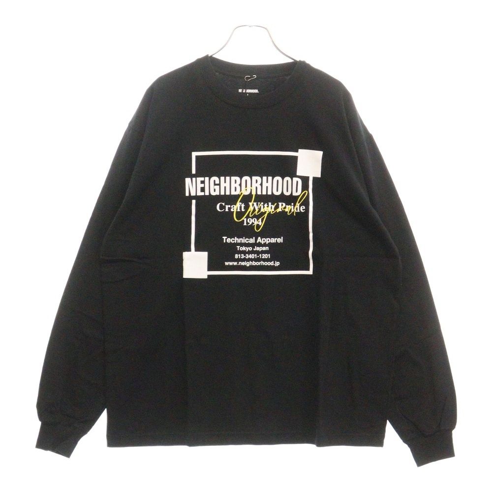 NEIGHBORHOOD (ネイバーフッド) 24SS NH TEE LS-7 ロゴプリント クルー 