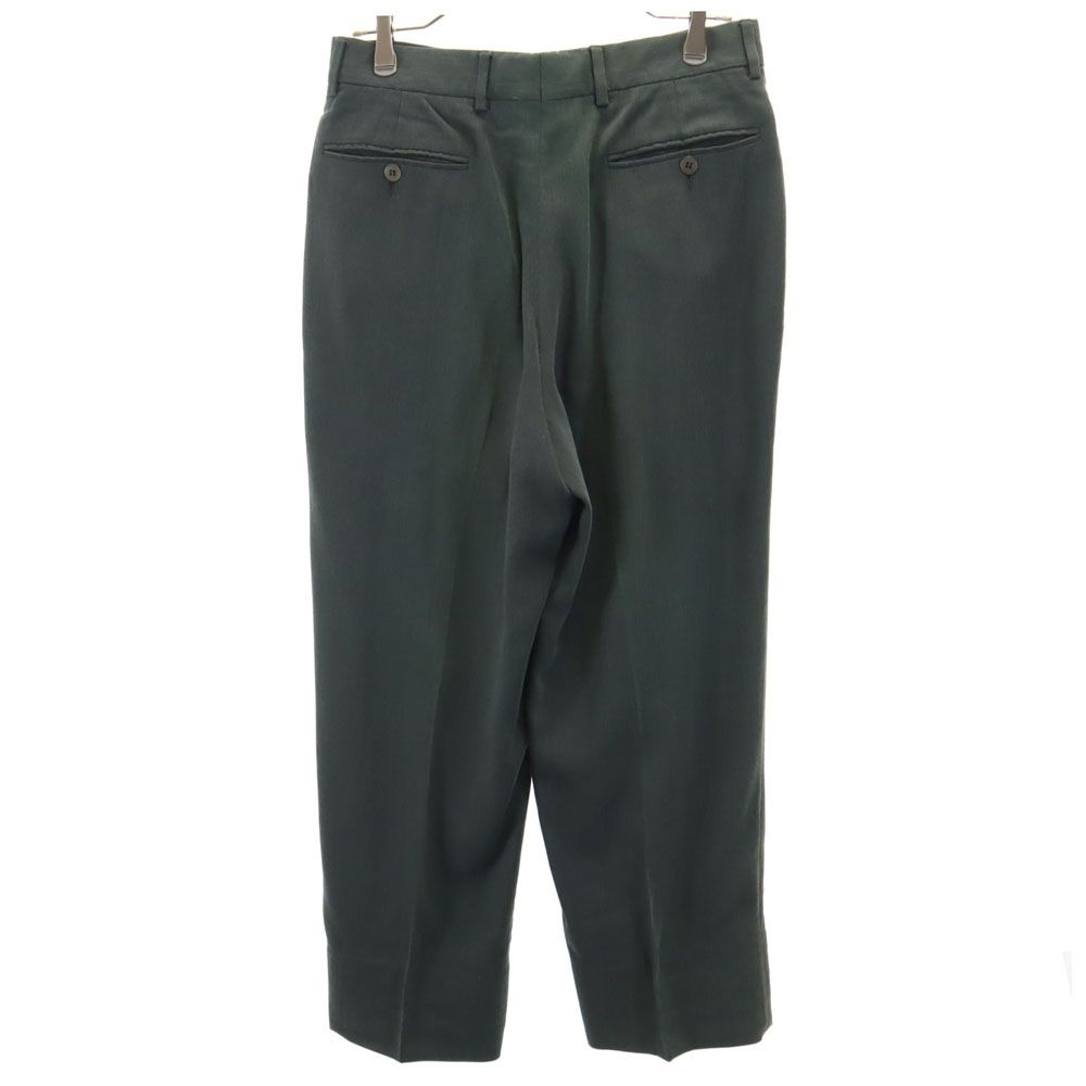 90s GIORGIO ARMANI 2タックスラックス 古着 80-90s Italy製 GIORGIO ARMANI 2タック 上質 ウール