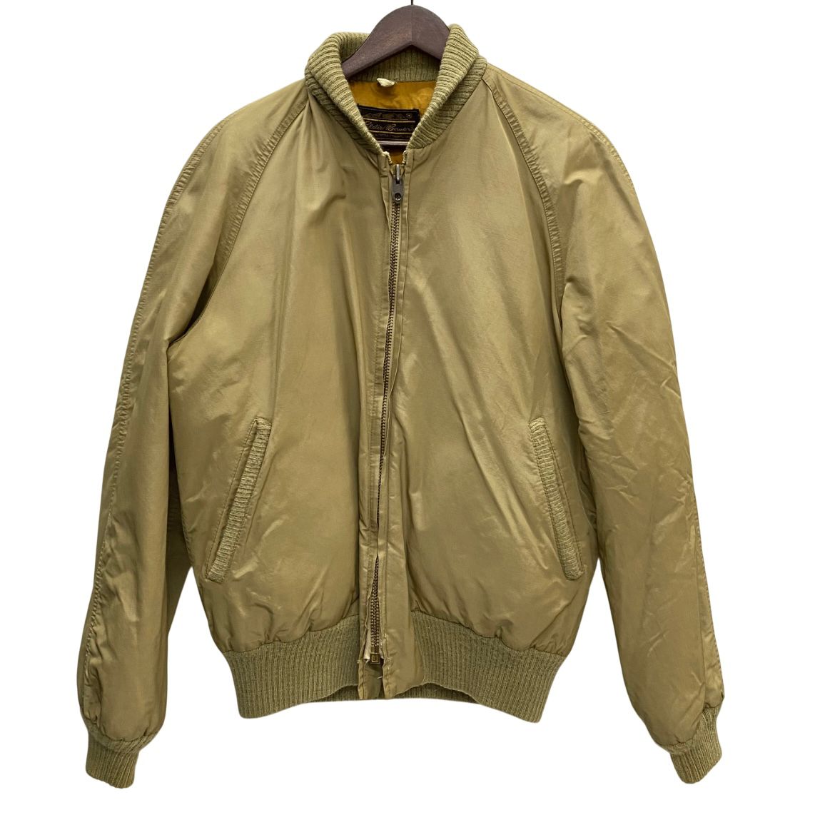 エディーバウアー Eddie Bauer 70 s 80 s All Purpose ダウンジャケット 黒タグ 前期 ジャケット ベージュ Mサイズ 201MT-3668 VB