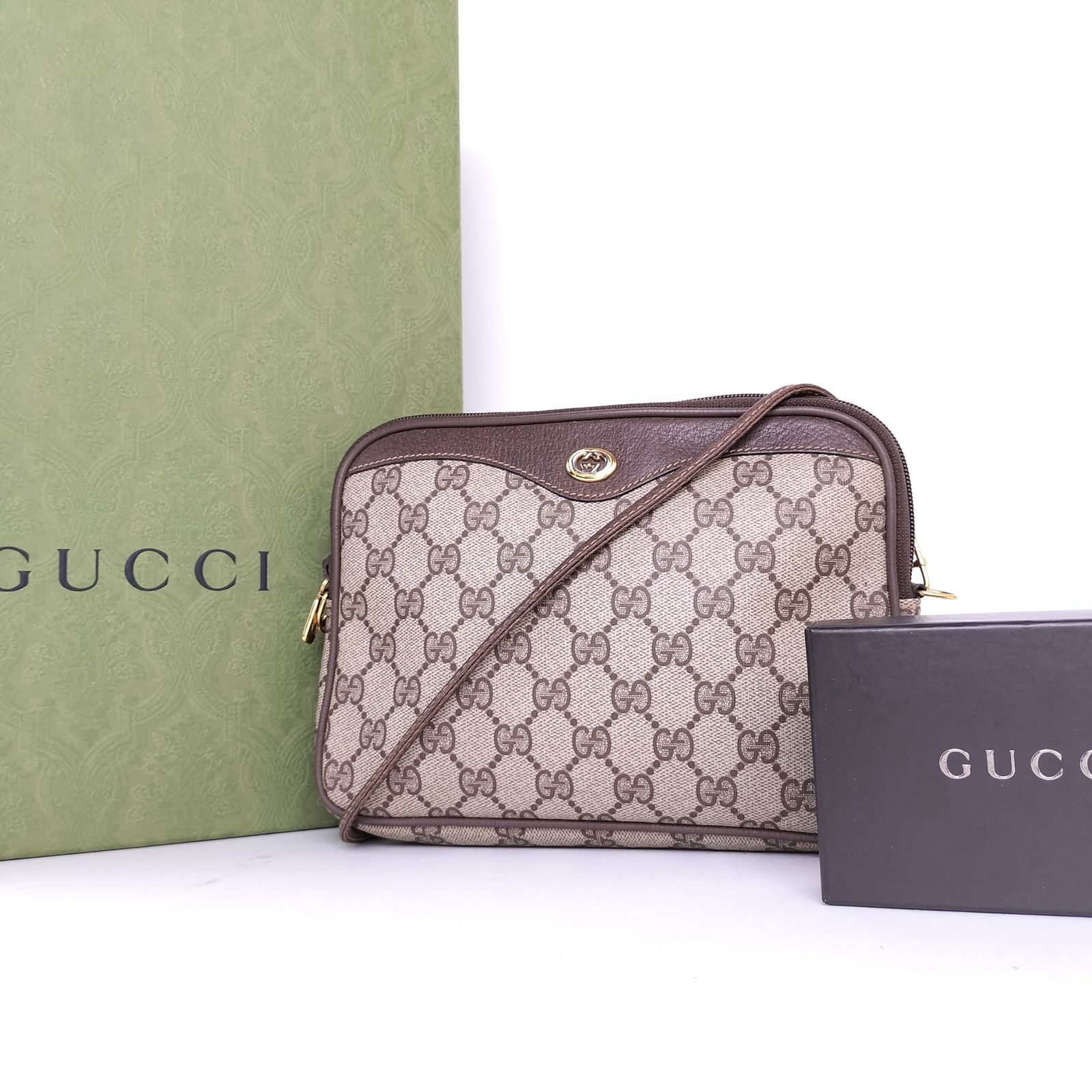 Gucci グッチ オールドグッチ GGプラス GGスプリーム ショルダーバッグ 
