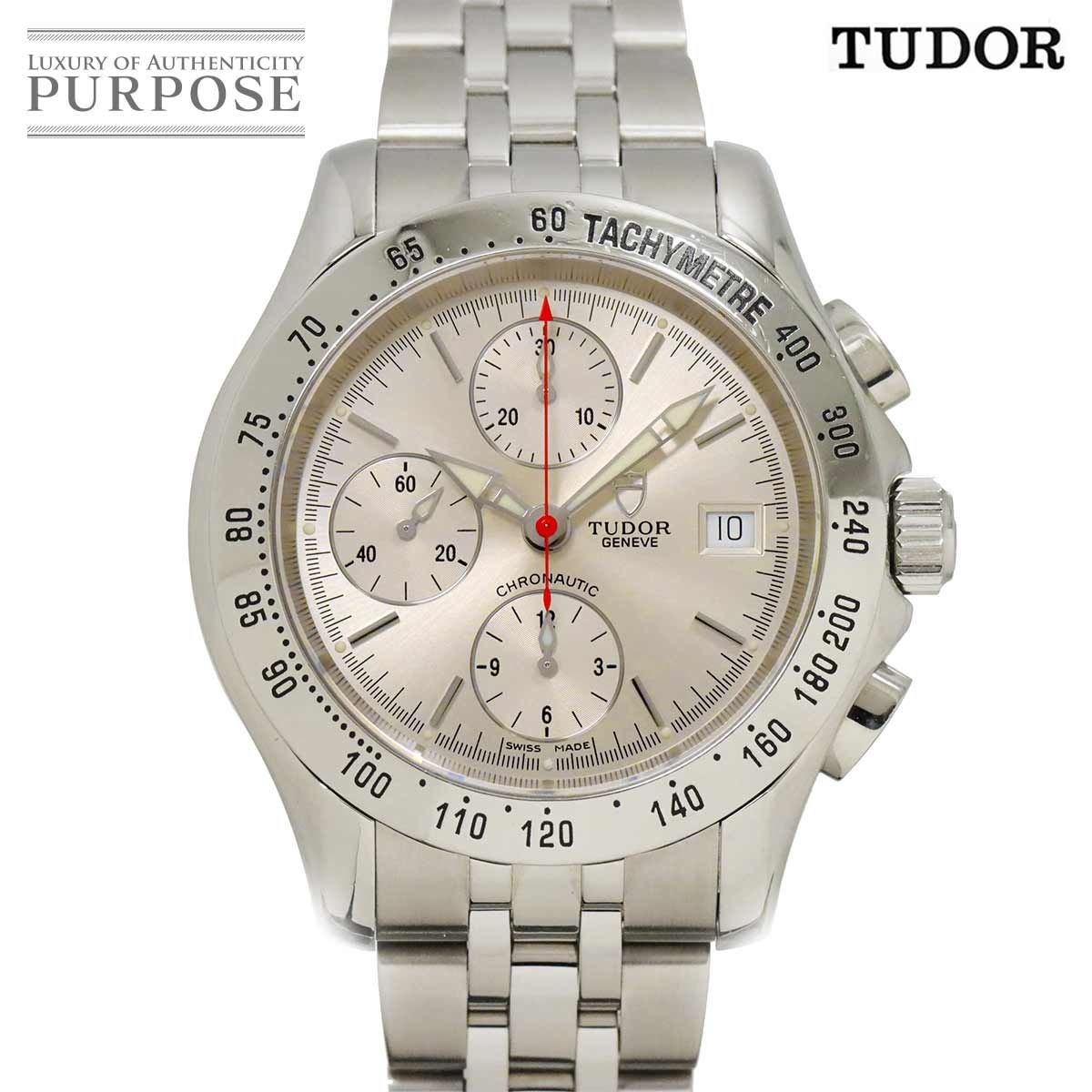 チューダー チュードル TUDOR クロノチック 79380P クロノグラフ メンズ 腕時計 デイト シルバー オートマ 自動巻き Chronautic 90292691 チューダー チュードル TUDOR クロノチック 79380P クロノグラフ