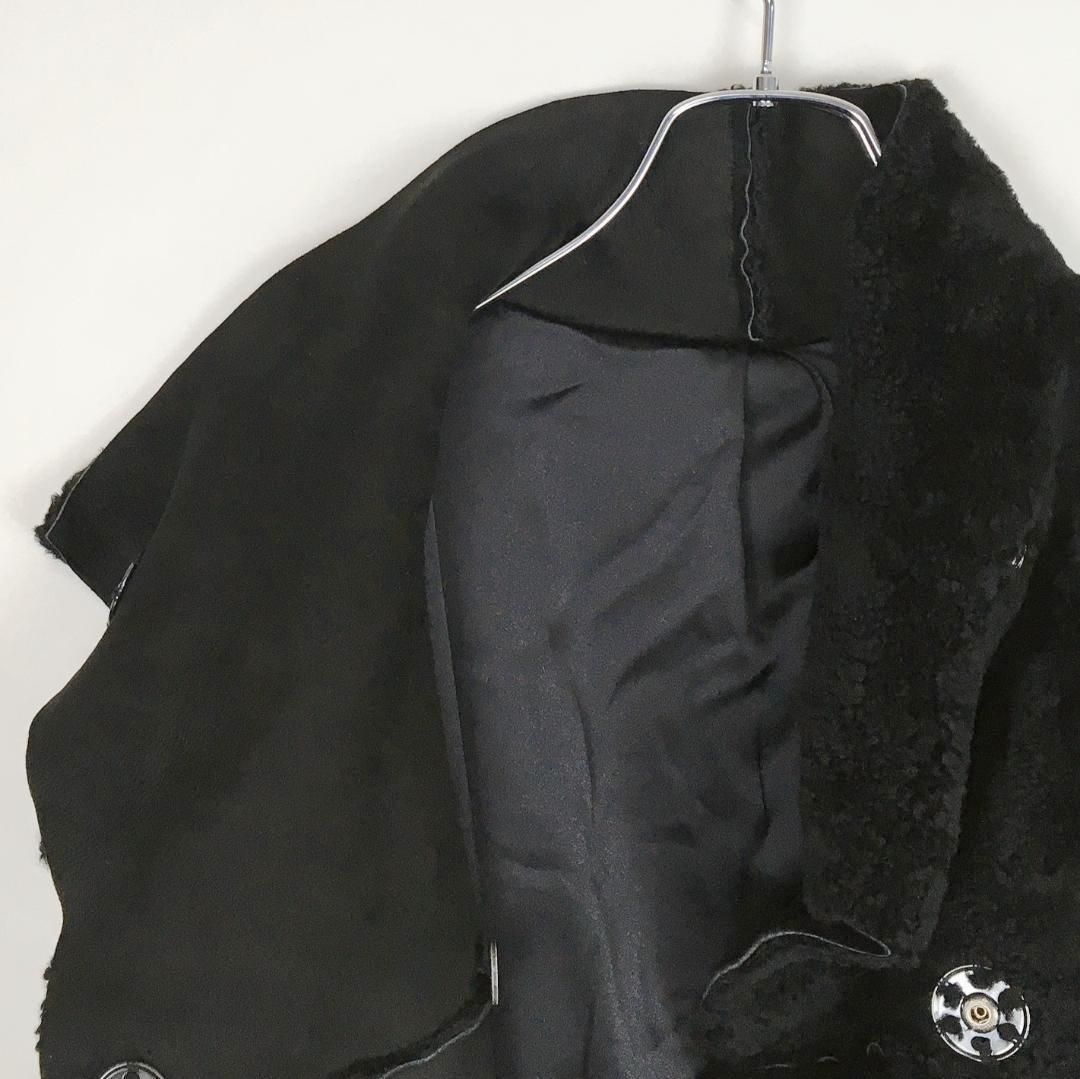 【新品タグ付き】 ヨシエイナバ カシミヤ混ウール ニットロングコート 黒 新品タグ付き】 ヨシエイナバ カシミヤ混ウール ニットロング