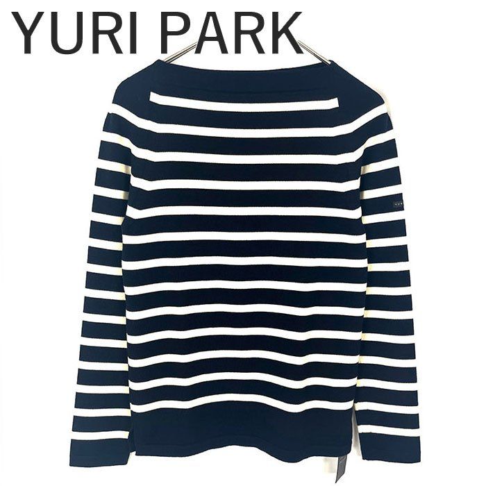 ユリパーク YURI PARK ボーダーニット バックリボン レ・アーリ ユリパーク YURI PARK ボーダーニット バックリボン レ・アーリ