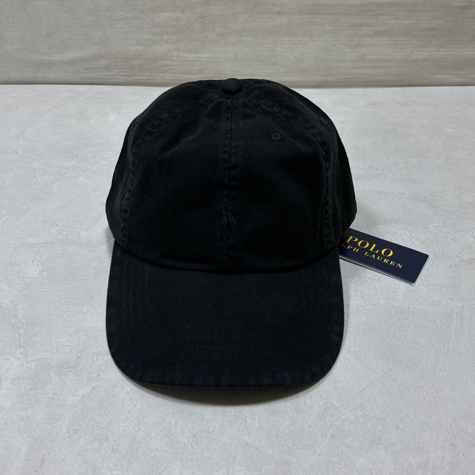 25SS POLO RALPH LAUREN SPORTS CAP FADE BLACK