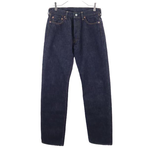 Momotaro JEANS ストレートデニム ストライプポケットw30