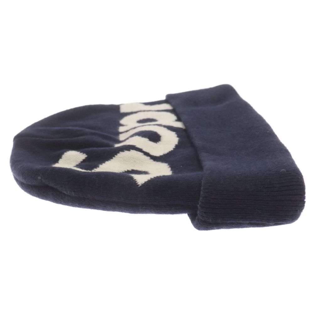 SUPREME (シュプリーム) 20AW Big Logo Beanie Navy ビッグロゴ