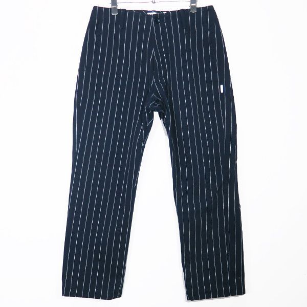 SEQUEL シークエル STRIPE CHINO PANTS TYPE-F ストライプ チノパンツ タイプF ネイビー トラウザー ボトムス  Octz(Sサイズ)｜売買されたオークション情報、yahooの商品情報をアーカイブ公開 - オークフ パンツ、スラックス