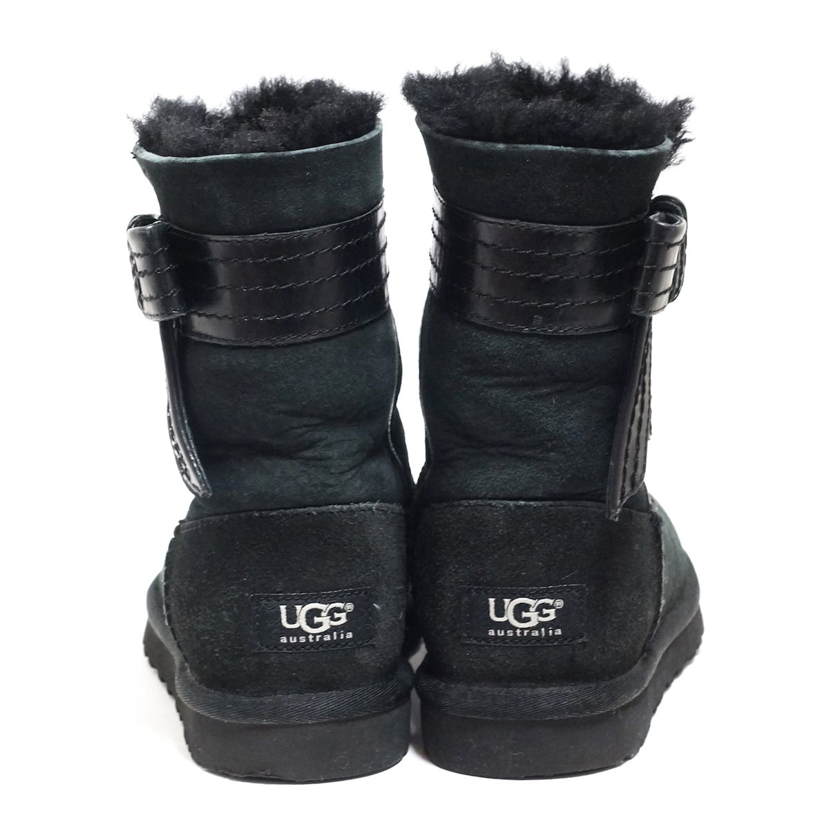 UGG(アグ) ショートブーツ JAPAN 22 レディース ジョゼット 1003174 黒 ...