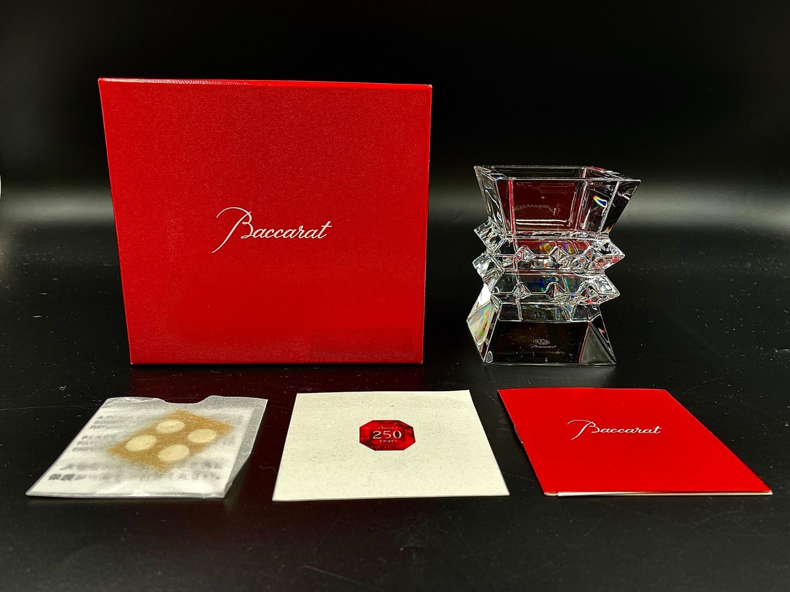 C-12033 Baccarat バカラ Colombine コロンビーヌ ベース 花瓶