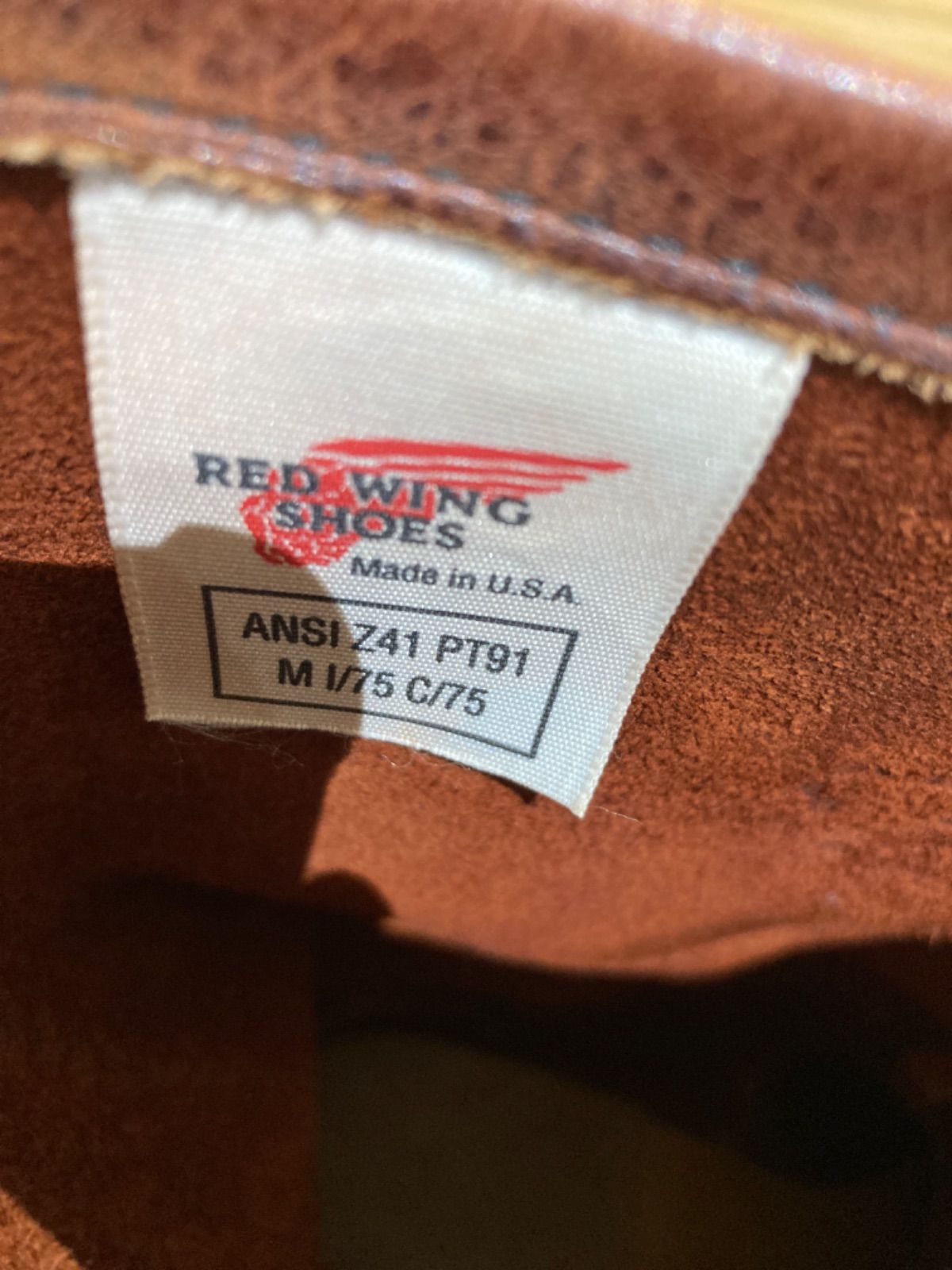 78 REDWING PT91 エンジニアブーツ ANSI Z41 PT91 M I/75 C/75