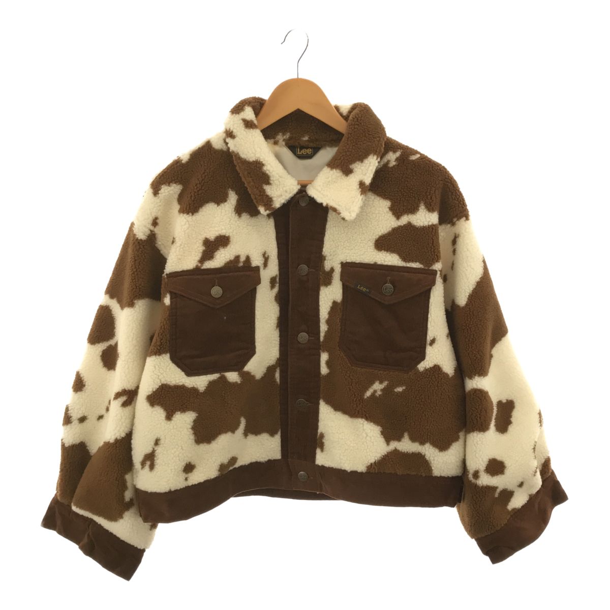 Lee ウシ柄 ルーズボアジャケット M お見舞い ￥5720 lach.com.br