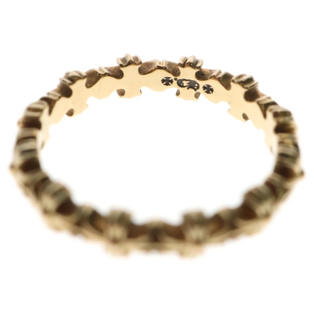 CHROME HEARTS クロムハーツ 22K TINY E CH PLS BAND タイニーECHプラスバンド リング ゴールド WWW_SHINETEETH_COM