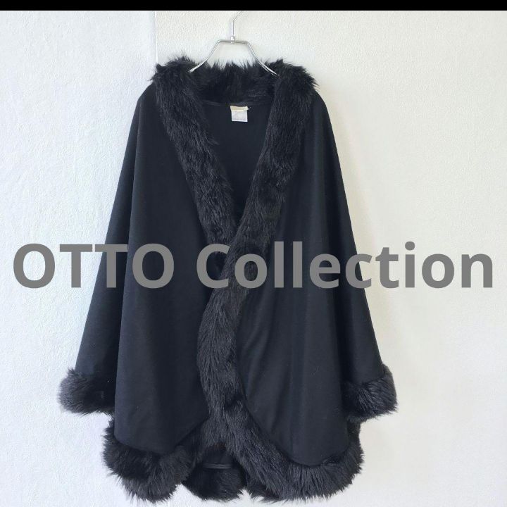 OTTO collection ポンチョ ブラック - メルカリ
