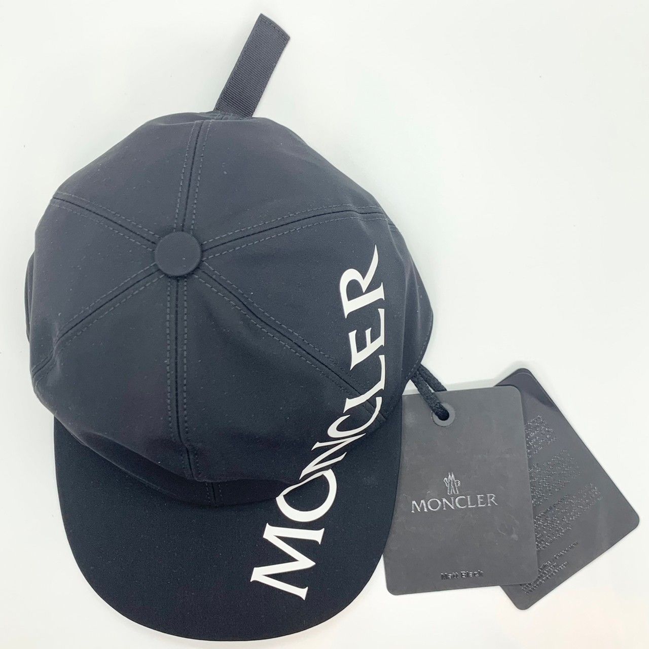 未使用品】 MONCLER ロゴ キャップ unisex 正規品 箱付タグあり
