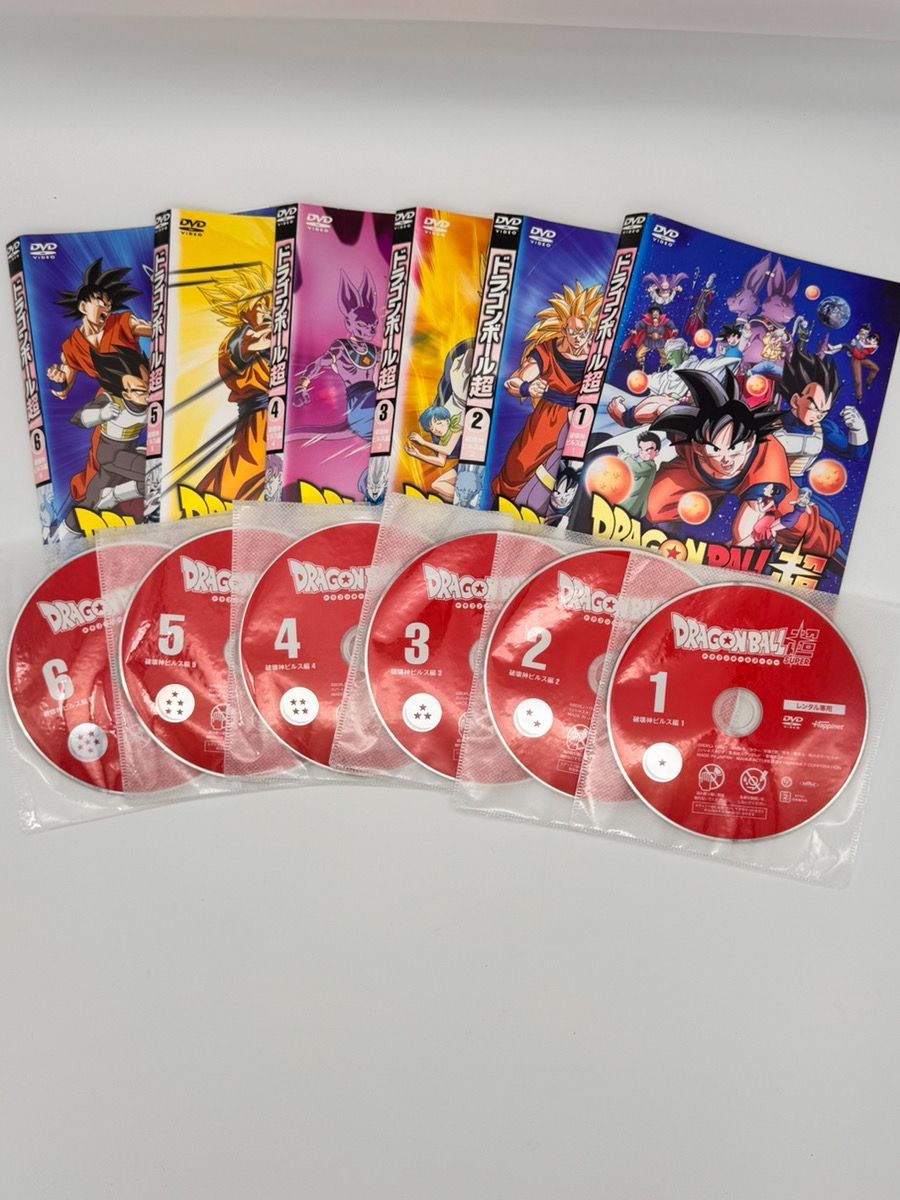 ドラゴンボール超 破壊神ビルス編 レンタル落ち 全6枚 第1話～第18話