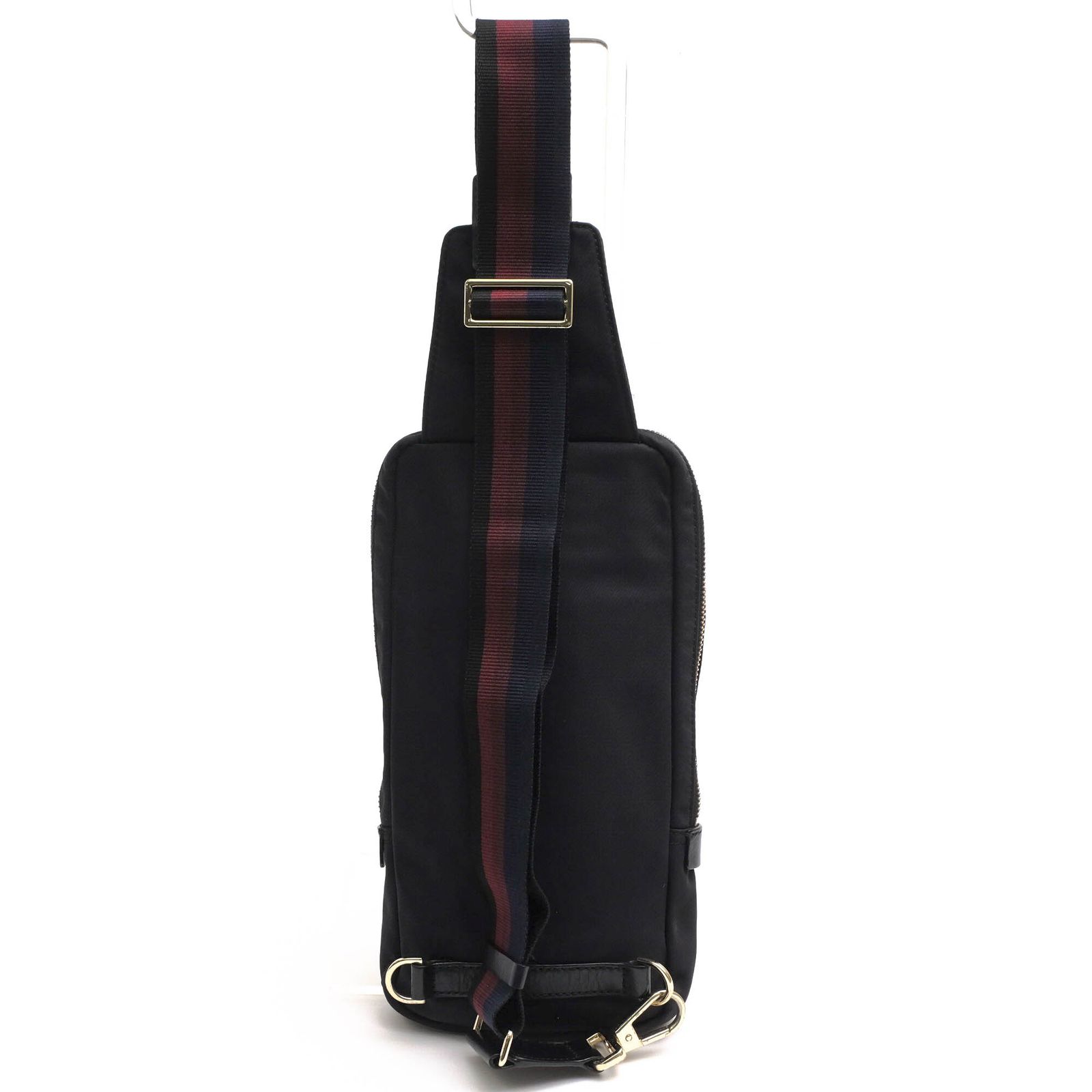 ポールスミス Paul Smith バッグ ショルダーバッグ 鞄 メンズ 男性 男性用 ナイロン レザー 革 本革 ブラック 黒 PSN210 LIGHTWEIGHT NYLON BODY BAG ライトウェイトナイロン ウェビング ストライプ ボディバッグ