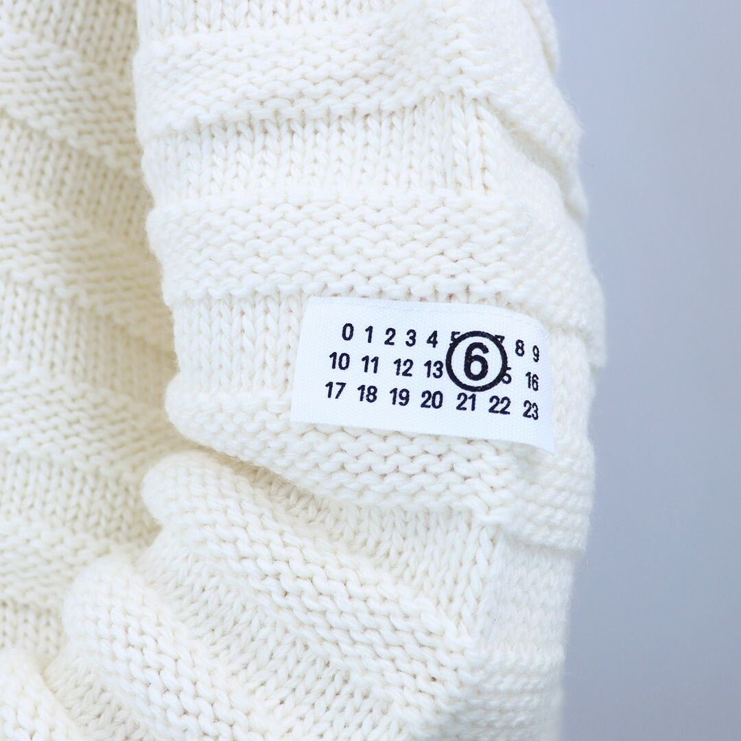 エムエムシックス メゾンマルジェラ MM6 MAISON MARGIELA キッズ レディース ニット セーター プルオーバー M60880 STEELWINDOWSANDDOORS_COM