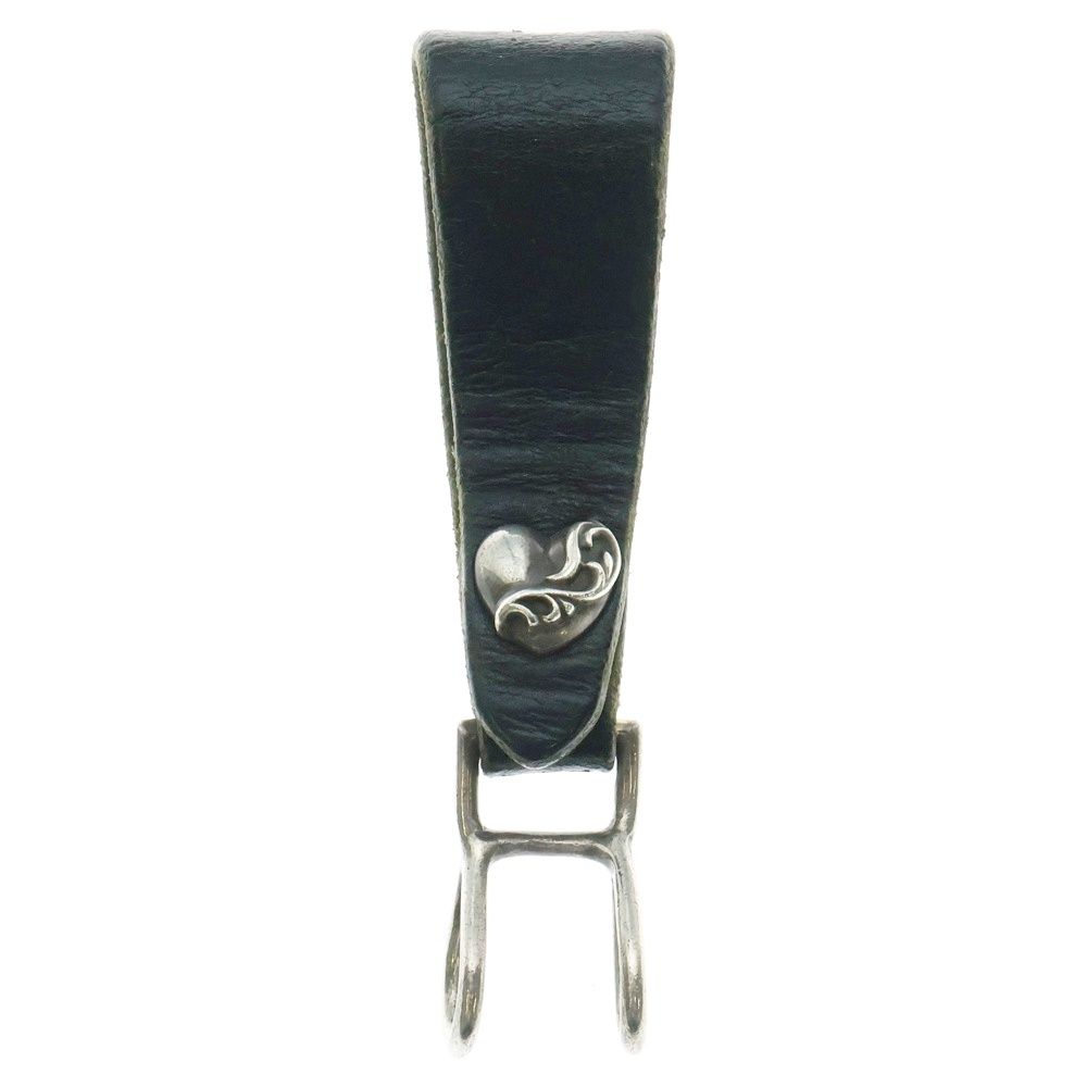 CHROME HEARTS (クロムハーツ) BELT LOOP ハートボールボタンレザー