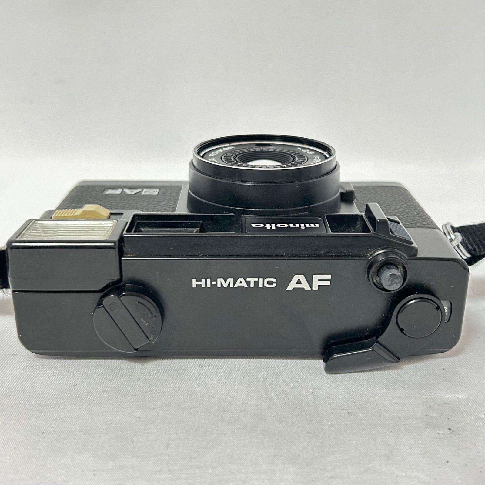  ミノルタ MINOLTA HI MATIC AF 38 mm F 2 8 レンズキャップ付 252 コンパクトカメラ(フィルム) フィルムカメラ
