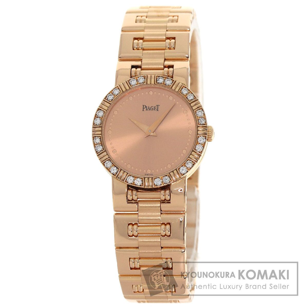 PIAGET ピアジェ 80564K81 ダンサー ダイヤモンド ベゼル 腕時計 K18PG K18PG ダイヤモンド レディース